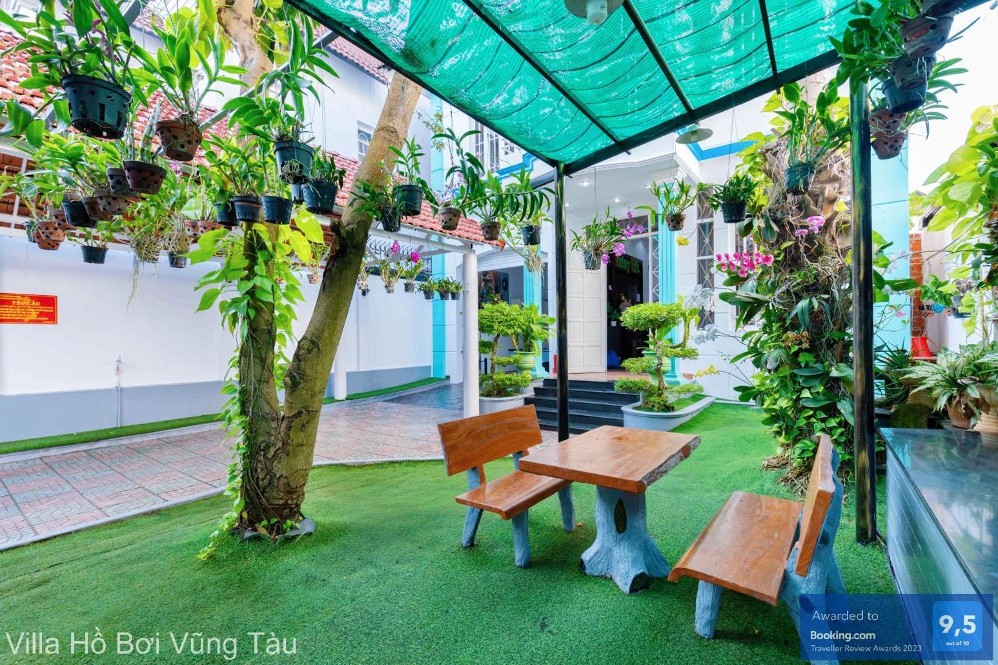 Villa San Vuon Gan Bien Bai Sau - Free Bida - Dan Karaoke 头顿 外观 照片