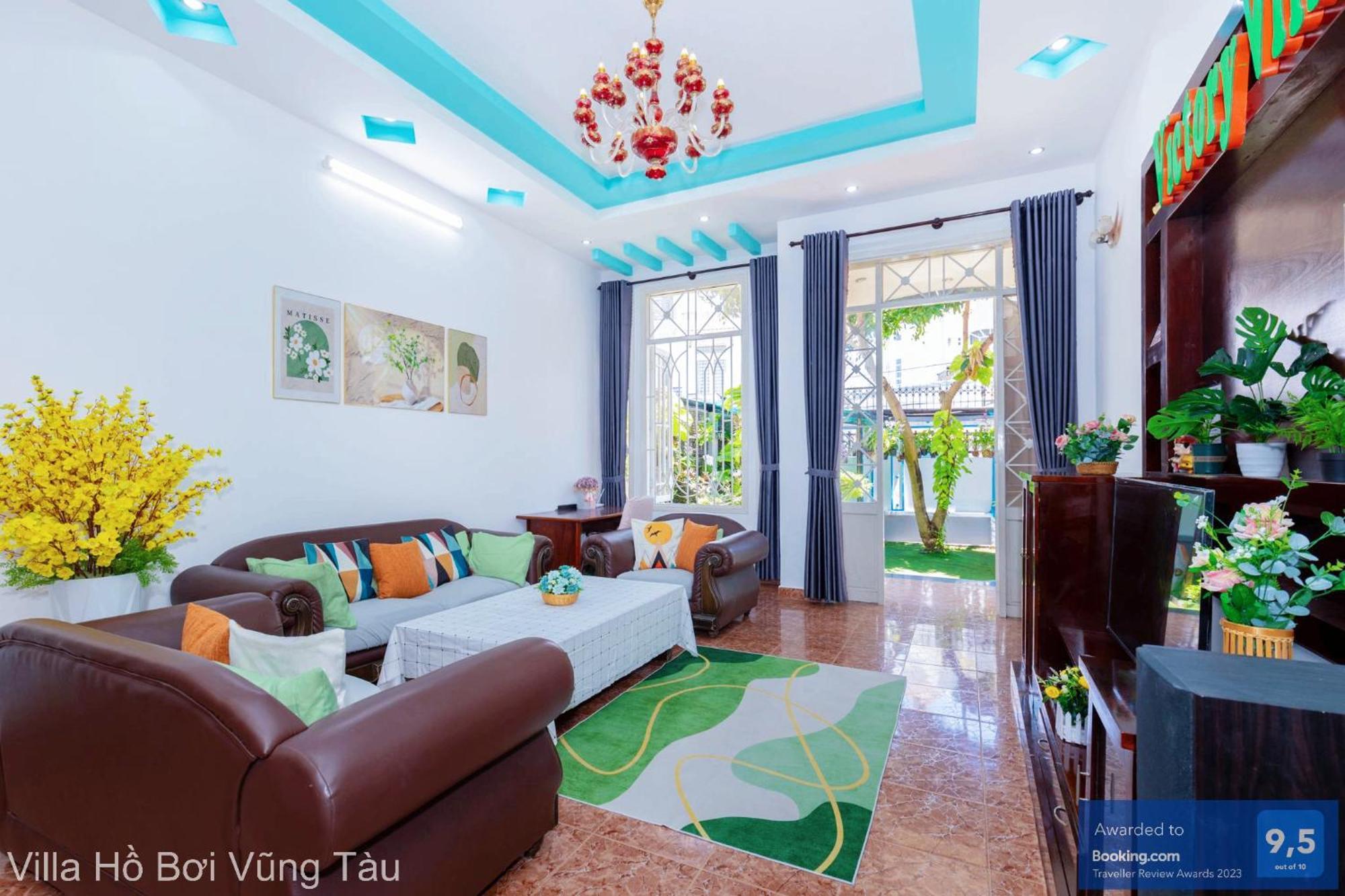 Villa San Vuon Gan Bien Bai Sau - Free Bida - Dan Karaoke 头顿 外观 照片